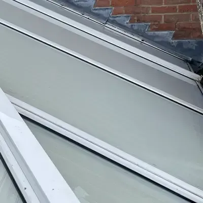 The same conservatory roof panels clean